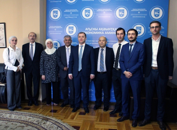 Прием представителей Иорданской неправительственной организации «Кубань» в Министерстве экономики Республики Абхазия, 26 июля 2017г.